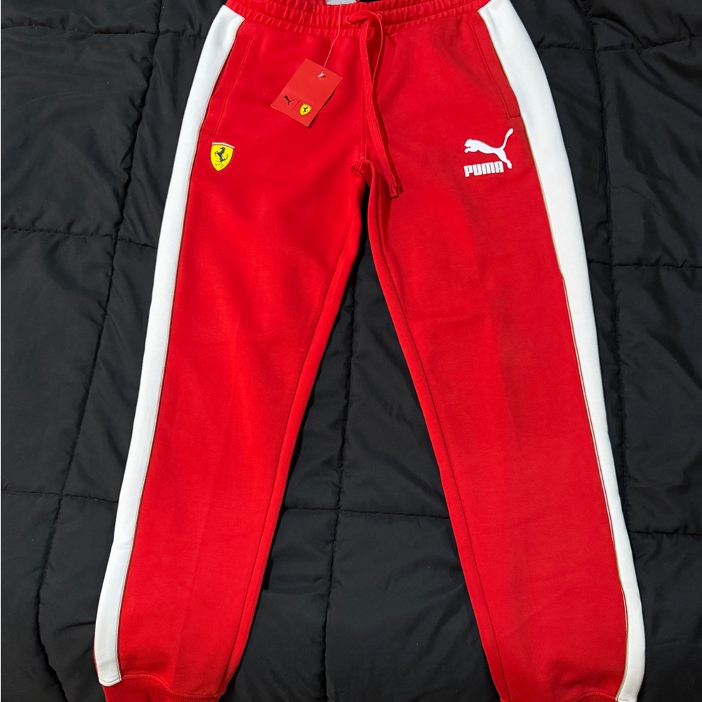 Ferrari Red Sweatpants - Picture 3 of 3